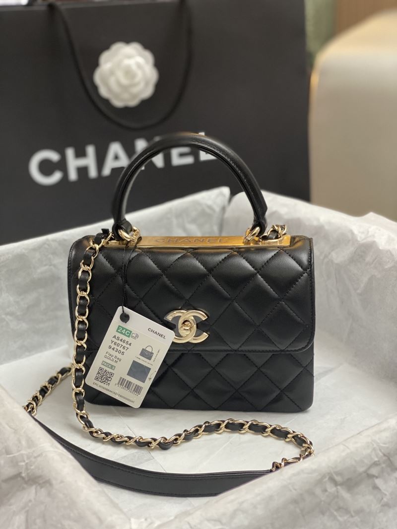 Ch**el top handle bags
